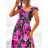 Sommerkleid Carmen aus Musselin für Damen (Einheitsgröße S/M) ITALIAN FASHION IMWE231506