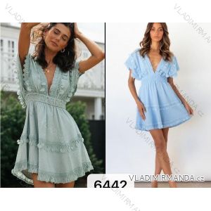 Ärmelloses langes Partykleid aus Paillettensamt für Damen (S/M EINHEITSGRÖSSE) ITALIAN FASHION IMWB233931