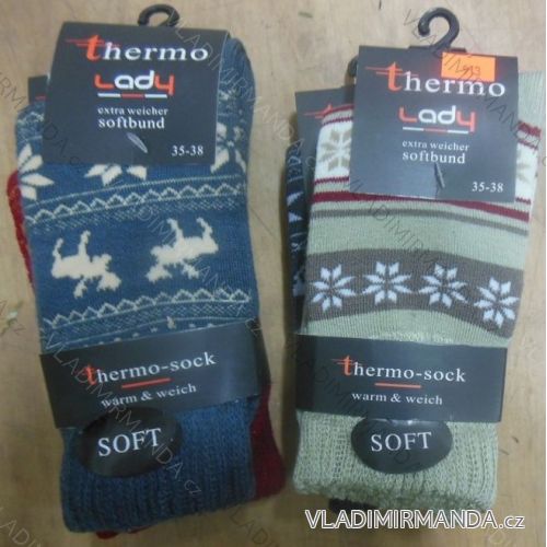 Socken warme Thermo-Extra-Soft-Saum Damen (35-42) VIRGINA HD-913
