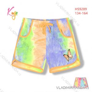 Kraťas Shorts mit Pailletten Baby Teenager Mädchen (98-128) KUGO K627