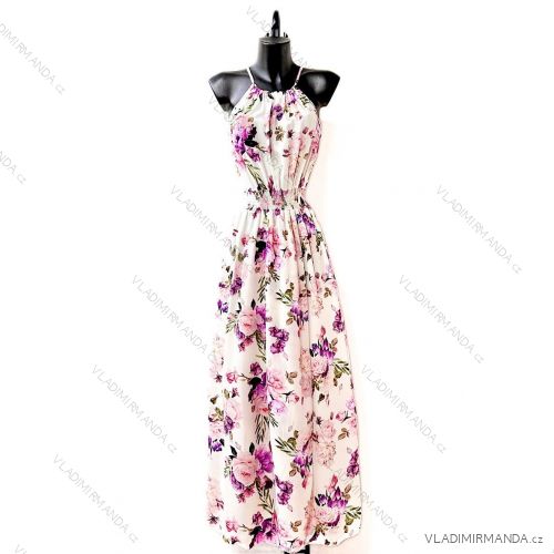 Langärmeliges Sommerkleid für Damen (Einheitsgröße S/M) ITALIAN FASHION IMPES238990