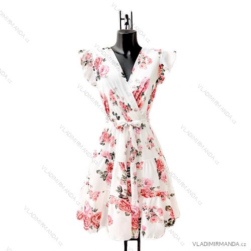 Langärmeliges Sommerkleid für Damen (Einheitsgröße S/M) ITALIAN FASHION IMPES238990