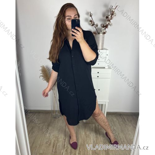 Übergroßes Kleid mit Fliege für Damen (S / M / L / XL / 2XL ONE SIZE) ITALIAN FASHION IMD22493