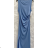 Langes Chiffon-Kurzarmkleid für Damen (S/M ONE SIZE) ITALIAN FASHION IMWGS231048
