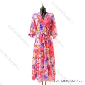 Langärmeliges Sommerkleid für Damen (Einheitsgröße S/M) ITALIAN FASHION IMPES238990