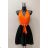 Langärmeliges Sommerkleid für Damen (Einheitsgröße S/M) ITALIAN FASHION IMPES238990 oranžová neon 