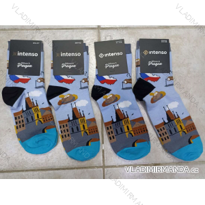 Happy Prague Charles Bridge Herrensocken (38-40,41-43,44-46) POLISH FASHION DPP22037