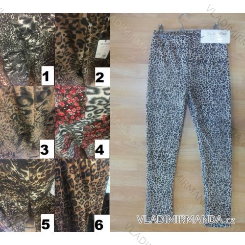 Leggings mit Thermo-Damen-Tigerfell (m-2xl) ELEVEK XYM-10X isoliert
