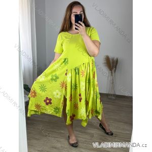 Sommerkleid Carmen aus Musselin für Damen (Einheitsgröße S/M) ITALIAN FASHION IMWE231506