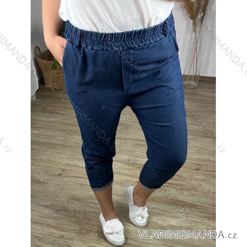 Damen-Set aus langen Hosen und Langarmhemd in Übergröße (L/XL/2XL Einheitsgröße) POLISH FASHION IMWT23BELLA -   dunkelblau -   56/58