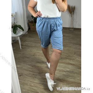 Damen-Jeansshorts in Übergröße (56/58 Einheitsgröße) POLISH FASHION IMWT24024