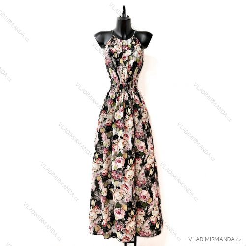 Langärmeliges Sommerkleid für Damen (Einheitsgröße S/M) ITALIAN FASHION IMPES238990