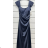 Langes, elegantes Carmen-Kurzarmkleid für Damen (S/M EINHEITSGRÖSSE) ITALIAN FASHION IMPSH246590