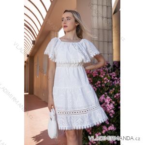 Sommer kurzes Damenkleid (uni s-m) ITALIAN FASHION IMM20127