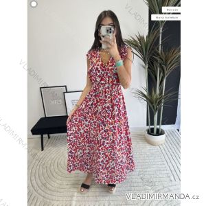 Sommerkleid Carmen aus Musselin für Damen (Einheitsgröße S/M) ITALIAN FASHION IMWE231506