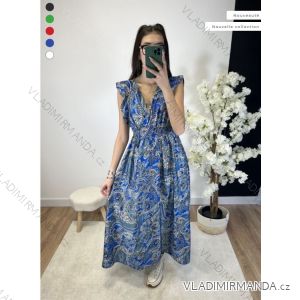 Sommerkleid Carmen aus Musselin für Damen (Einheitsgröße S/M) ITALIAN FASHION IMWE231506