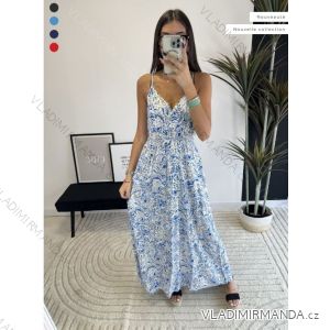 Sommerkleid Carmen aus Musselin für Damen (Einheitsgröße S/M) ITALIAN FASHION IMWE231506