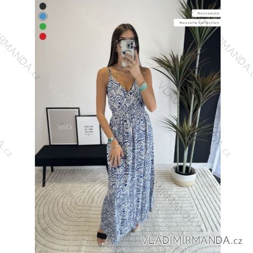 Sommerkleid Carmen aus Musselin für Damen (Einheitsgröße S/M) ITALIAN FASHION IMWE231506