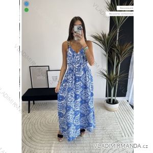 Sommerkleid Carmen aus Musselin für Damen (Einheitsgröße S/M) ITALIAN FASHION IMWE231506