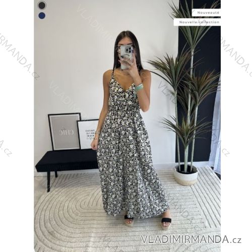 Sommerkleid Carmen aus Musselin für Damen (Einheitsgröße S/M) ITALIAN FASHION IMWE231506