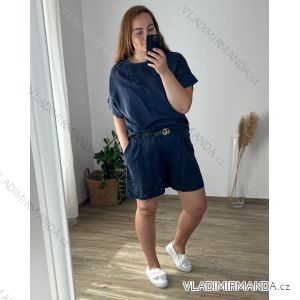 Langarm-Hemdkleid für Damen (S/M EINHEITSGRÖSSE) ITALIAN FASHION IMWD232607