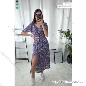 Sommerkleid Carmen aus Musselin für Damen (Einheitsgröße S/M) ITALIAN FASHION IMWE231506