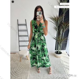 Sommerkleid Carmen aus Musselin für Damen (Einheitsgröße S/M) ITALIAN FASHION IMWE231506