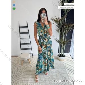 Sommerkleid Carmen aus Musselin für Damen (Einheitsgröße S/M) ITALIAN FASHION IMWE231506