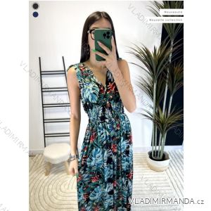 Sommerkleid Carmen aus Musselin für Damen (Einheitsgröße S/M) ITALIAN FASHION IMWE231506