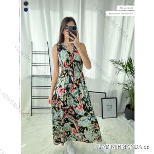 Sommerkleid Carmen aus Musselin für Damen (Einheitsgröße S/M) ITALIAN FASHION IMWE231506