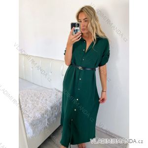 Langarm-Hemdkleid für Damen (Einheitsgröße S/M/L) ITALIAN FASHION IMC22658