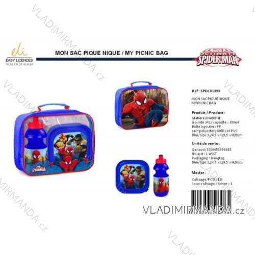 Set Snackflasche Flasche Spider-Man-Babyjungen SONNE Stadt spd101393