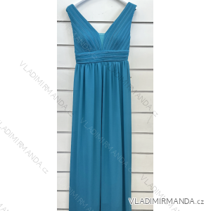 Langes trägerloses Pailletten-Partykleid für Damen (Einheitsgröße S/M) ITALIAN FASHION IMPSH233348