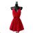 Langärmeliges Sommerkleid für Damen (Einheitsgröße S/M) ITALIAN FASHION IMPES238990 rot S / M