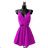 Langärmeliges Sommerkleid für Damen (Einheitsgröße S/M) ITALIAN FASHION IMPES238990 rot S / M