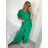 Sommer-Tunika- und Hosen-Set für Damen (Einheitsgröße S/M/L) ITALIAN FASHION IM424200/DU – Petrolblau – M/L