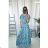 Sommerkleid Carmen aus Musselin für Damen (Einheitsgröße S/M) ITALIAN FASHION IMWE231506