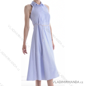 Ärmelloses langes Hemdkleid für Damen (S/M EINHEITSGRÖSSE) ITALIAN FASHION IMPDY248548