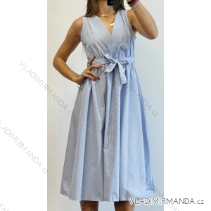 Langes ärmelloses Sommerkleid für Damen (Einheitsgröße S/M) ITALIAN FASHION IMPDY22LS16208