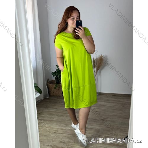 Sommerkleid Carmen aus Musselin für Damen (Einheitsgröße S/M) ITALIAN FASHION IMWE231506