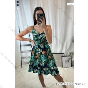 Sommerkleid Carmen aus Musselin für Damen (Einheitsgröße S/M) ITALIAN FASHION IMWE231506