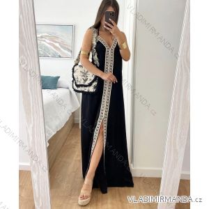 Langes Partykleid mit Riemchen für Damen (Einheitsgröße S/M) ITALIAN FASHION IMM235602