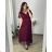 Kleid Lang Elegant Party Kurzarm Damen Übergröße (2XL-4XL) ITALIAN FASHION IMPSH233589V