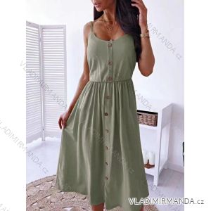 Langes Sommerkleid für Damen mit Trägern (S/M EINHEITSGRÖSSE) ITALIAN FASHION IMD24194/DU