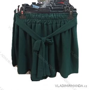Shorts Shorts mit Gürtel Stretch Damen (M/L ONE SIZE) ITALIAN FASHION IM323069