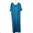 Langes Maxi-Sommer-Freizeitkleid mit kurzen Ärmeln für Damen (52/54/56 EINHEITSGRÖSSE) ITALIAN FASHION IMD24213