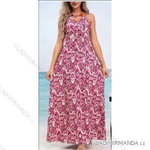 Sommerkleid mit 3/4-Ärmeln für Damen (Einheitsgröße S/M) INDIAN FASHION IMPEM23CA772