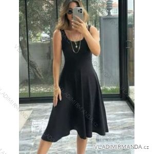 Langes Partykleid mit Riemchen für Damen (Einheitsgröße S/M) ITALIAN FASHION IMM235602