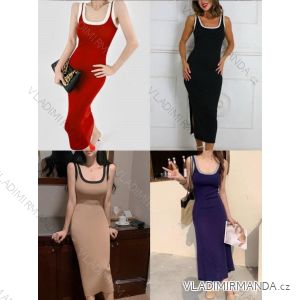 Langes Partykleid mit Riemchen für Damen (Einheitsgröße S/M) ITALIAN FASHION IMM235602