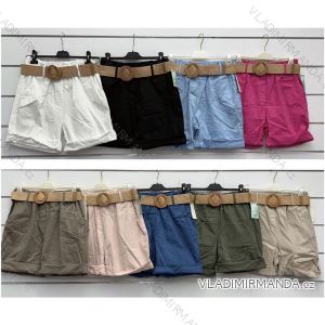 Shorts Shorts Kunstleder Frauen (uni s-l) ITALIAN FASHION IM920107